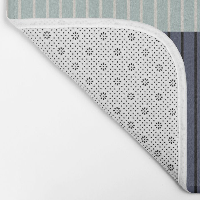 Color Block Lines XI Bath Mat Gallery Image 2