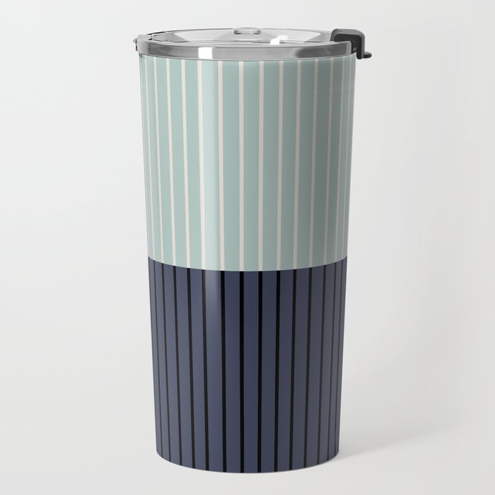 Color Block Lines XI Travel Mug Gallery Image 2