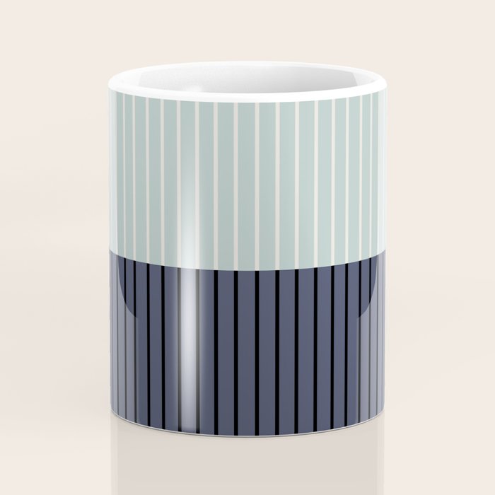 Color Block Lines XI Coffee Mug Gallery Image 4