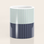 Color Block Lines XI Coffee Mug Gallery Image 4