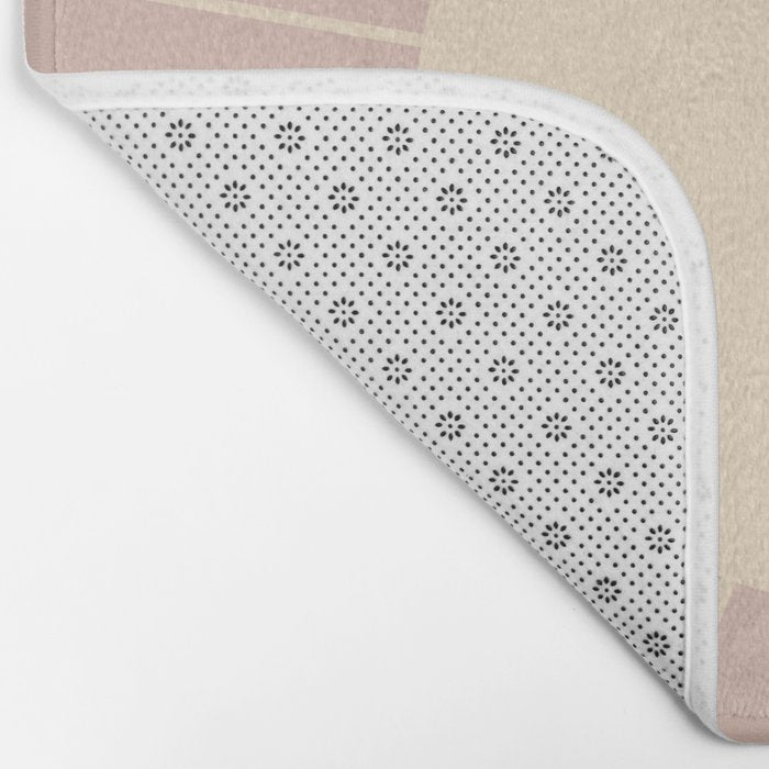 Minimal Sunrays - Neutral Pink Bath Mat Gallery Image 2