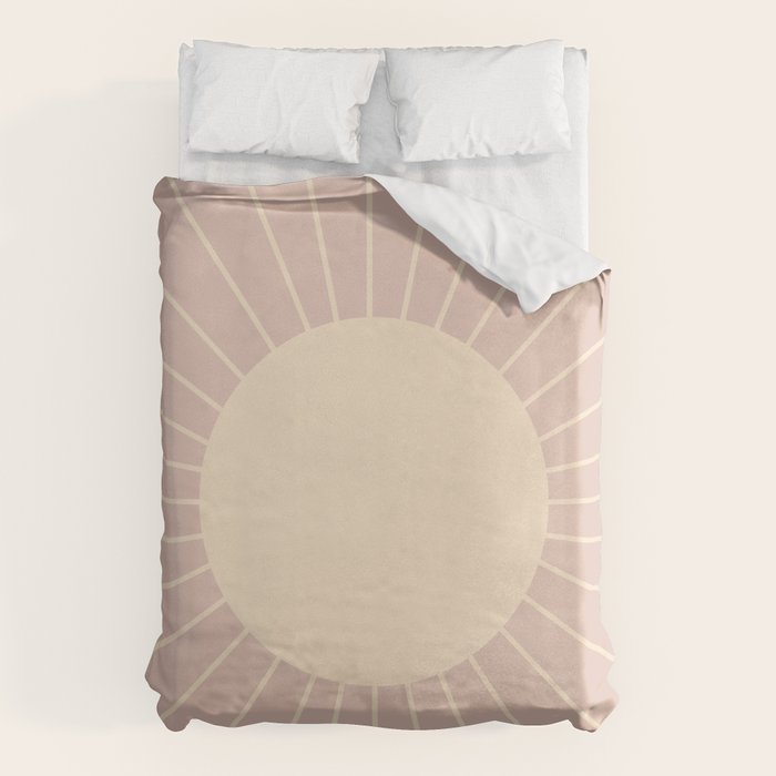 Minimal Sunrays - Neutral Pink Duvet Cover Gallery Image 6