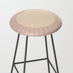 Minimal Sunrays - Neutral Pink Stool Gallery Image 2