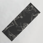Minimal Skiers Line Art 1 Yoga Mat Gallery Image 1