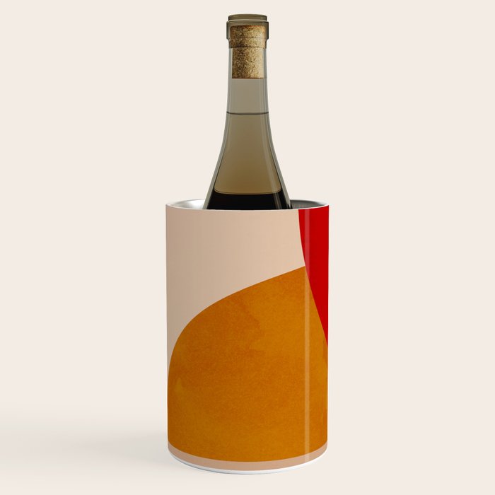 Modern Abstract Mid Century 2 Wine Chiller Gallery Image 2