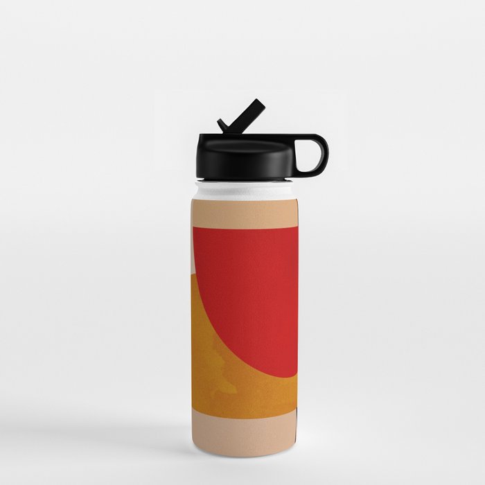 Modern Abstract Mid Century 2 Water Bottle Gallery Image 1