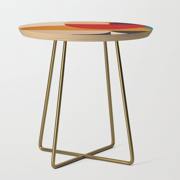 Modern Abstract Mid Century 2 Side Table Gallery Image 1