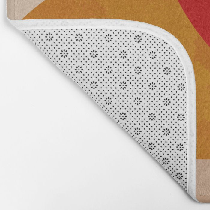 Modern Abstract Mid Century 2 Bath Mat Gallery Image 2