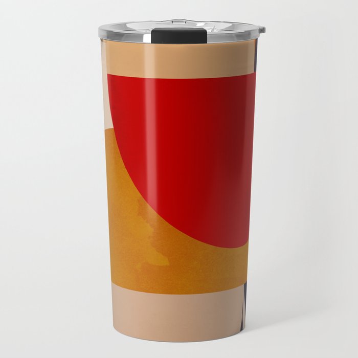 Modern Abstract Mid Century 2 Travel Mug Gallery Image 1