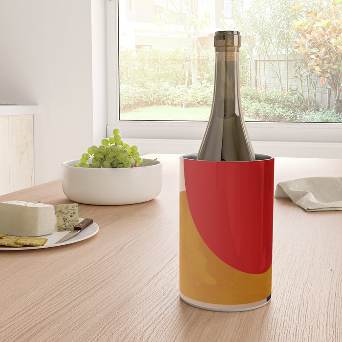 Modern Abstract Mid Century 2 Wine Chiller Gallery Image 4