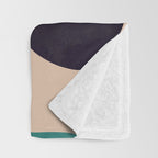 Modern Abstract Mid Century 2 Throw Blanket Gallery Image 3