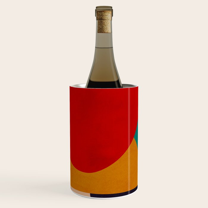 Modern Abstract Mid Century 2 Wine Chiller Gallery Image 3