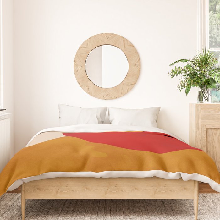 Modern Abstract Mid Century 2 Duvet Cover Gallery Image 3