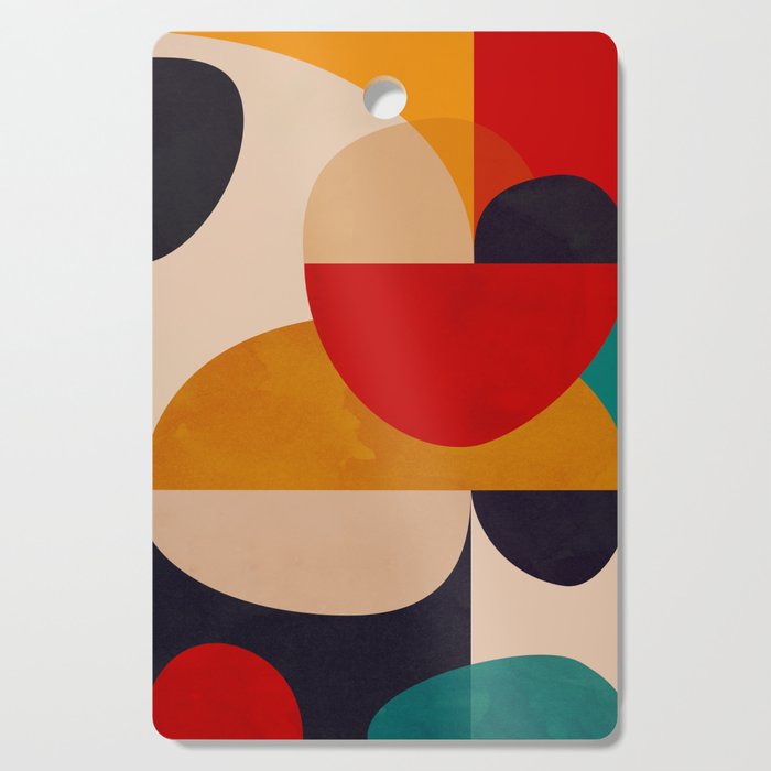Modern Abstract Mid Century 2 Cutting Board Gallery Image 1