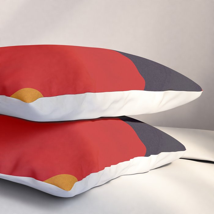 Modern Abstract Mid Century 2 Pillow Sham Gallery Image 3