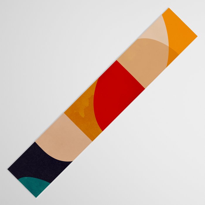 Modern Abstract Mid Century 2 Table Runner Gallery Image 3