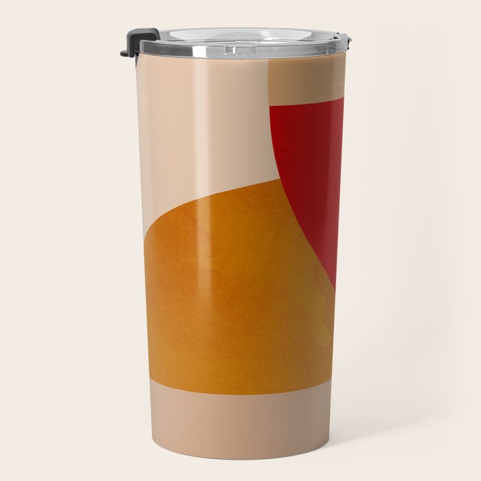 Modern Abstract Mid Century 2 Travel Mug Gallery Image 3