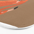 Graceful Flamingos 2 Bath Mat Gallery Image 3