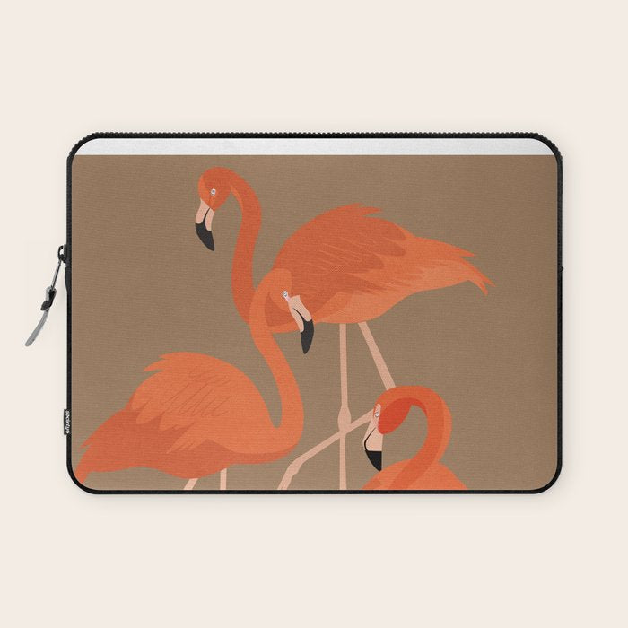 Graceful Flamingos 2 Laptop Sleeve Gallery Image 1