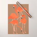 Graceful Flamingos 2 Wrapping Paper Gallery Image 1