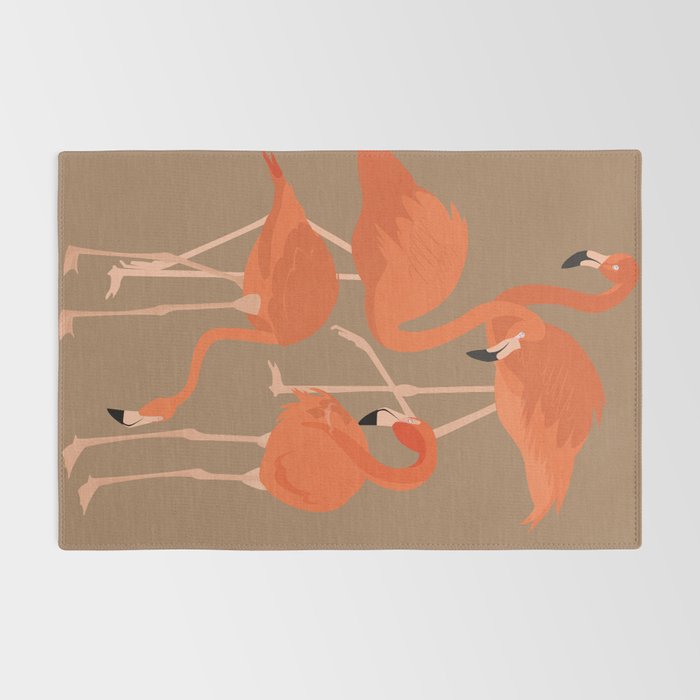 Graceful Flamingos 2 Rug Gallery Image 2