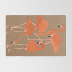 Graceful Flamingos 2 Rug Gallery Image 2