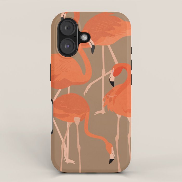 Graceful Flamingos 2 iPhone Case Gallery Image 1