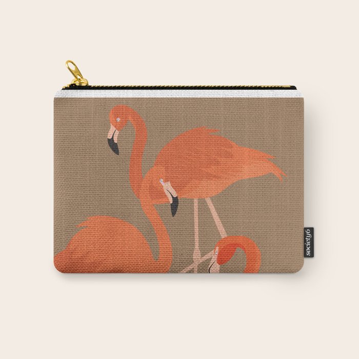 Graceful Flamingos 2 Carry All Pouch Gallery Image 1