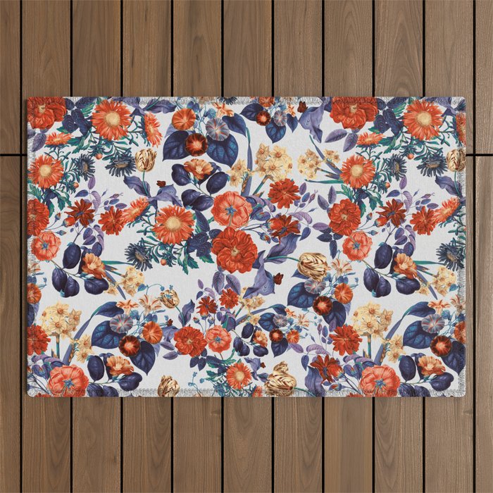 Summer Botanical Garden 2024 Outdoor Rug Gallery Image 1