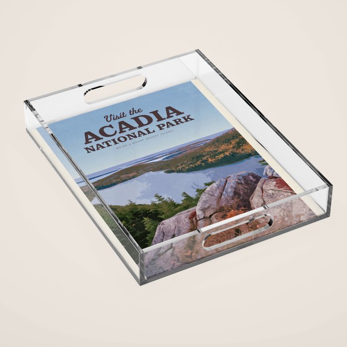 Visit the Acadia National Park Acrylic Tray Gallery Image 1
