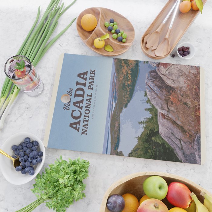 Visit the Acadia National Park Cutting Board Gallery Image 2