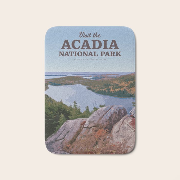 Visit the Acadia National Park Bath Mat Gallery Image 1