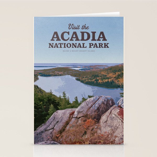Visit the Acadia National Park Stationery Card Gallery Image 2
