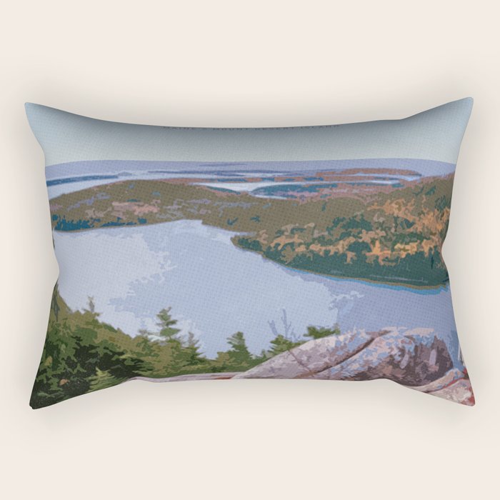 Visit the Acadia National Park Rectangular Pillow Gallery Image 1