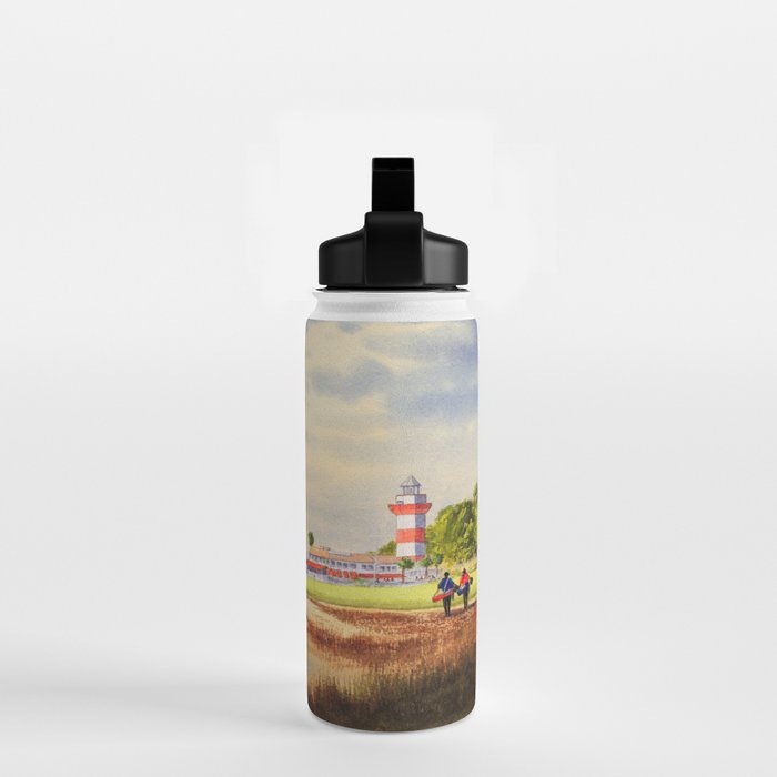 Harbor Town Golf Course SC Water Bottle Gallery Image 2
