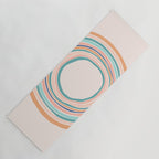 Time Travel - Colorful Rings Yoga Mat Gallery Image 1