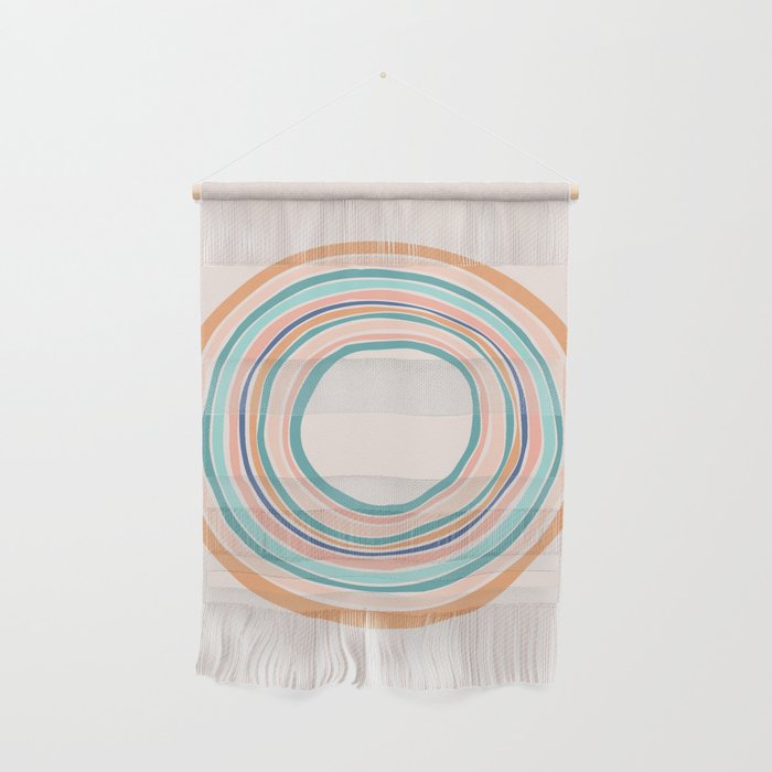 Time Travel - Colorful Rings Wall Hanging Gallery Image 1