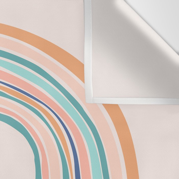 Time Travel - Colorful Rings Wall Tapestry Gallery Image 3