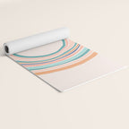 Time Travel - Colorful Rings Yoga Mat Gallery Image 2