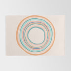 Time Travel - Colorful Rings Rug Gallery Image 2