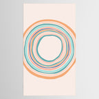 Time Travel - Colorful Rings Tablecloth Gallery Image 2