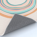 Time Travel - Colorful Rings Rug Gallery Image 4