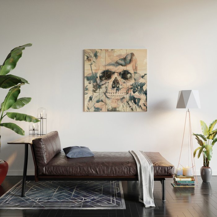 SKULL 4 Wood Wall Art Gallery Image 2