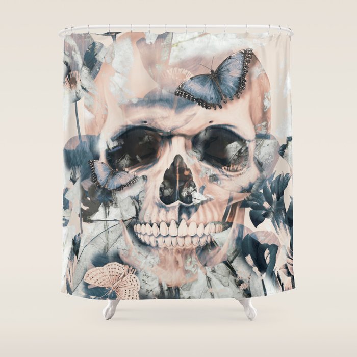 SKULL 4 Shower Curtain Gallery Image 1
