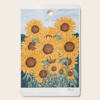 Sunflower_07 Cutting Board Gallery Image 1