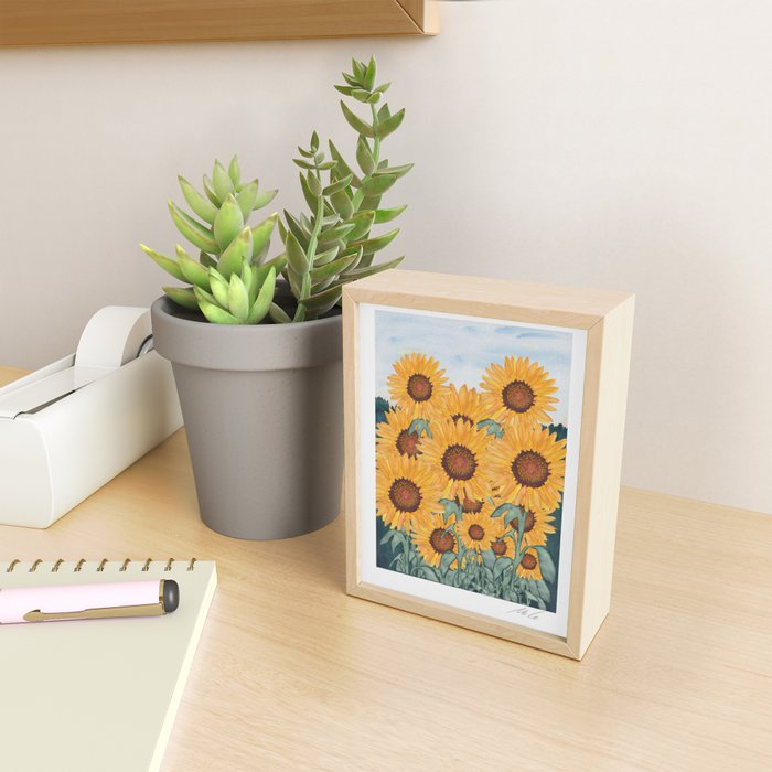 Sunflower_07 Mini Art Print Gallery Image 2