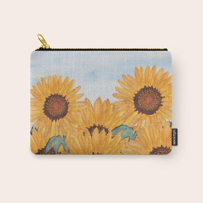 Sunflower_07 Carry All Pouch Gallery Image 1