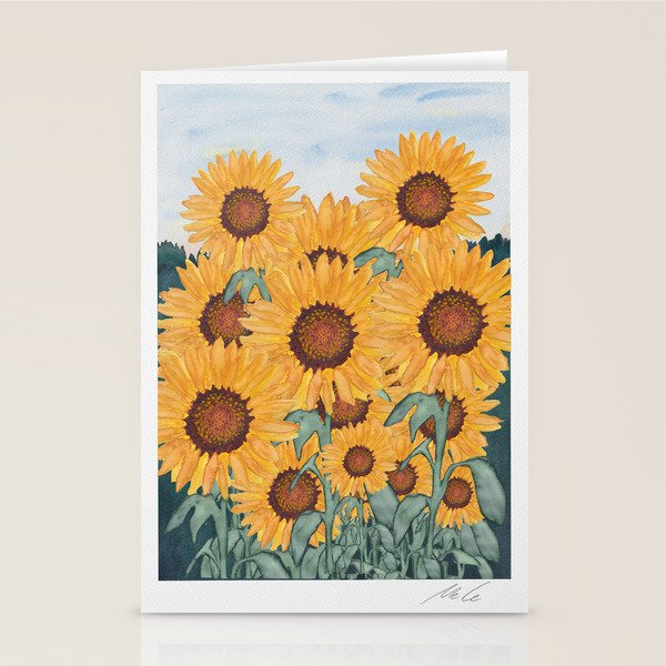 Sunflower_07 Stationery Card Gallery Image 2