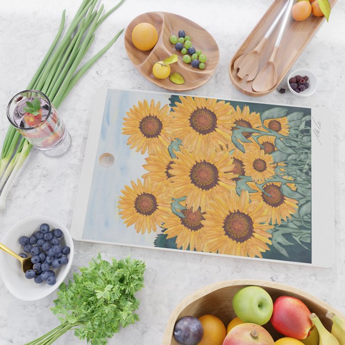 Sunflower_07 Cutting Board Gallery Image 2