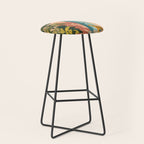 Tiger at Tropical Doorway Stool Gallery Image 1
